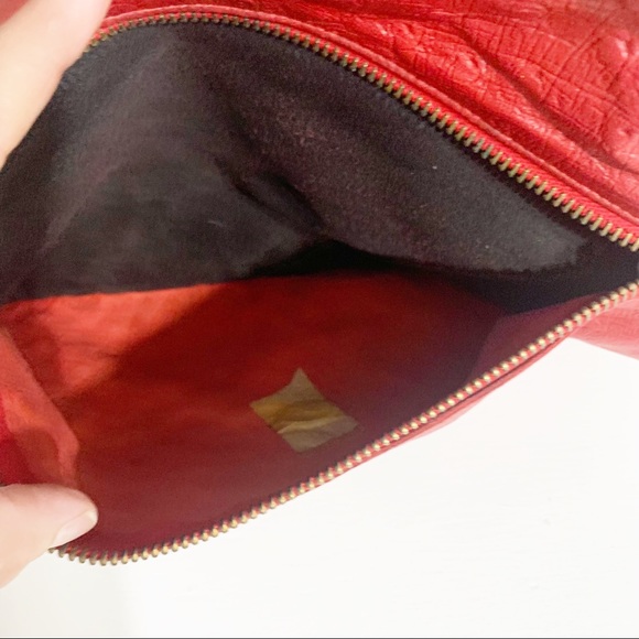 Unbranded Leather Envelope Clutch KissLock Closure - Picture 11 of 12